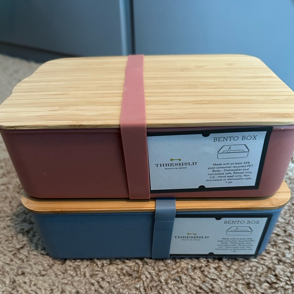 Threshold Pink and Blue Bento Box Set